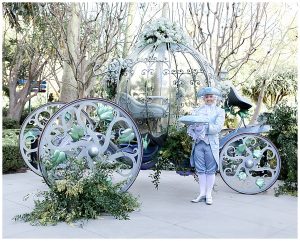 Disneyland Wedding Carriage with Footman and glass slipper